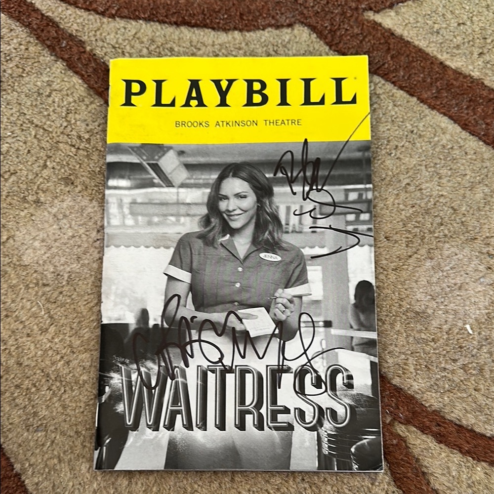 Waitress Playbill from Brooks Atkinson Theatre